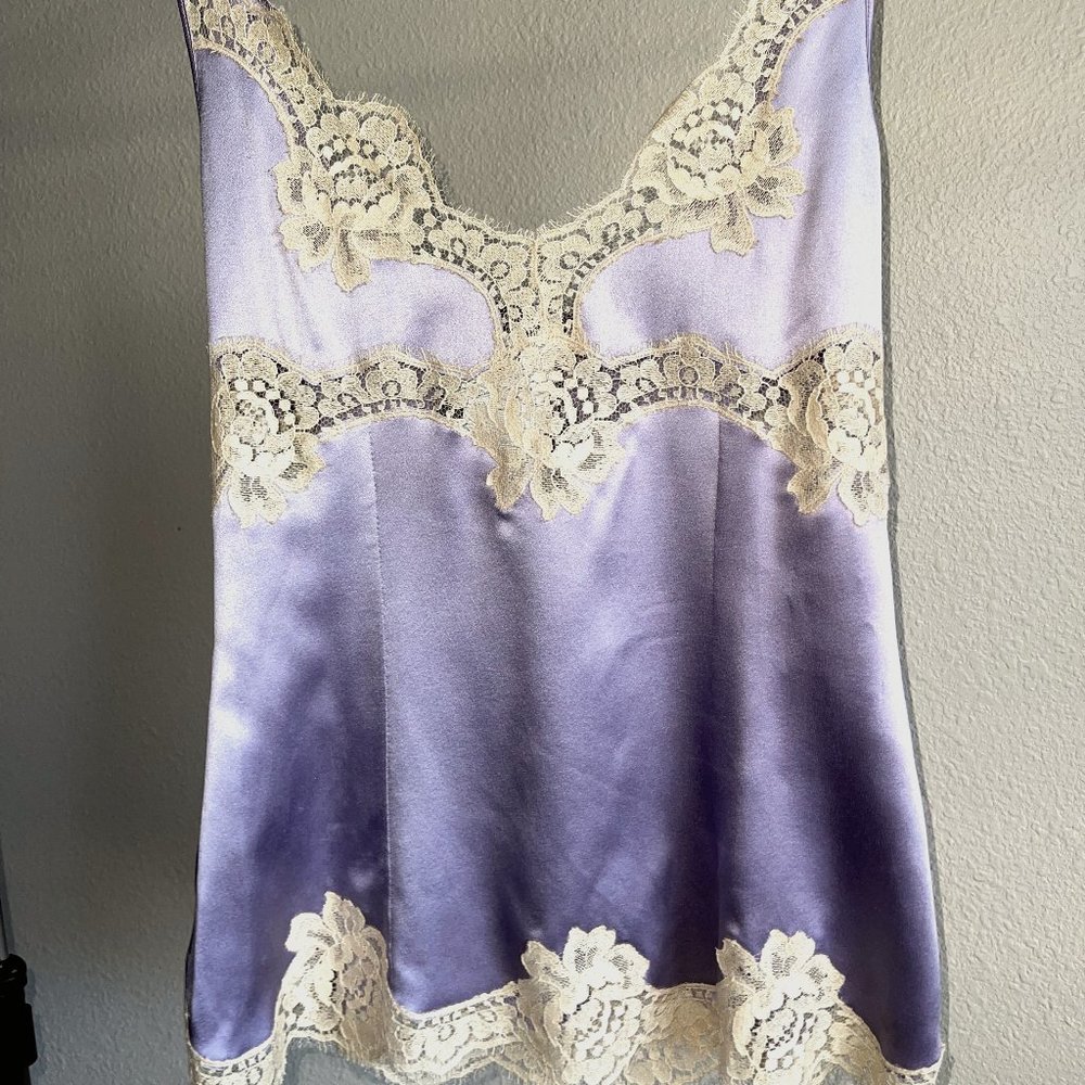 VINTAGE Y2K LILAC DOLCE & GABBANA SLIP TOP